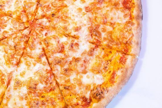Classic New York style cheese pizza, delivered hot across Bangkok